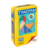 Cayro Tangram Tin Wood Pieces Classic Game +1 Players Ages 5+ (CLA700332)