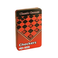 CHECKERS IN TIN CLASSIC GAMES (CLA801190)