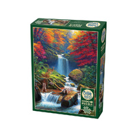 Cobble Hill Mystic Falls in Autumn Jigsaw Puzzle 1000 Pieces (COB40002)