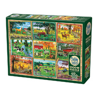 Cobble Hill Postcards from the Farm Jigsaw Puzzle 1000 Pieces (COB40014)