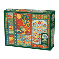 Cobble Hill Scandi Chicken Quilt Jigsaw Puzzle 1000 Pieces (COB40051)