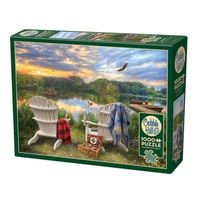 Cobble Hill Lakeshore Jigsaw Puzzle incl Poster 1000 Pieces