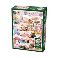 Cobble Hill Donut Time Jigsaw Puzzle incl Poster 1000 Pieces