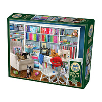 Cobble Hill Sewing Room Jigsaw Puzzle incl Poster 1000 Pieces (COB40138)