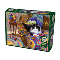 Cobble Hill Comfy Cat Jigsaw Puzzle incl Poster 1000 Pieces (COB40145)