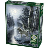 Cobble Hill Wolves by Moonlight Jigsaw Puzzle 1000 Pieces (COB40154)