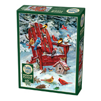 Cobble Hill Adirondack Birds Jigsaw Puzzle incl Poster 1000 Pieces