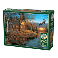 Cobble Hill Rest Stop Adult Jigsaw Puzzle incl Poster 1000 Pieces