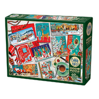 Cobble Hill Mid Mod Seasons Greetings Jigsaw Puzzle 1000 Pieces (COB40217)