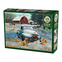 Cobble Hill Merry Christmas Jigsaw Puzzle 1000 Pieces (COB40237)