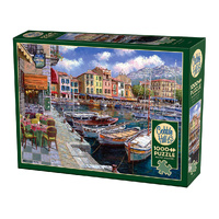 Cobble Hill Cafe in Cassis Jigsaw Puzzle 1000 Pieces (COB40238)