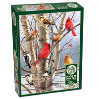 Cobble Hill Winter Birds Jigsaw Puzzle incl Poster 1000 Pieces