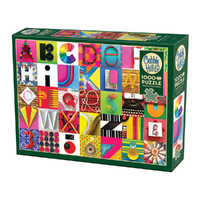 Cobble Hill Found Alphabet Jigsaw Puzzle 1000 Pieces (COB40265)