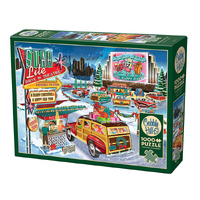 Cobble Hill Holiday Drive in Christmas Time Jigsaw Puzzle 1000 Pieces