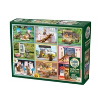Cobble Hill Squirrels Around Town Jigsaw Puzzle 1000 Pieces