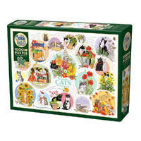 Cobble Hill Cat Thoughts Jigsaw Puzzle 1000 Pieces (COB40298)