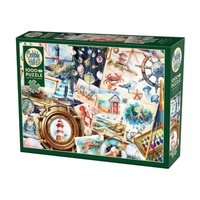 Cobble Hill Seashore Sketchbook Jigsaw Puzzle 1000 Pieces