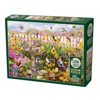 Cobble Hill Backyard Bird Bath Jigsaw Puzzle incl Poster 1000 Pieces