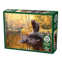 Cobble Hill Black Bear Pond Jigsaw Puzzle incl Poster 1000 Pieces