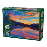 Cobble Hill Sunset Adult Jigsaw Puzzle incl Poster 1000 Pieces