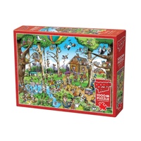 Cobble Hill Doodletown Birdwatchers Paradise Jigsaw Puzzle 1000 Pieces