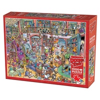 Cobble Hill DoodleTown: Bookshop Bedlam Jigsaw Puzzle 1000 Pieces