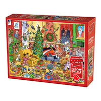 Cobble Hill Doodletown Catching Santa Jigsaw Puzzle 1000 Piece (COB44513)