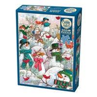 Cobble Hill - Hill of Snowmen Jigsaw Puzzle 500 Pieces