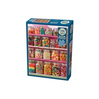 Cobble Hill Candy Shelf Jigsaw Puzzle incl Poster 500 Pieces
