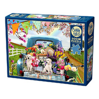 Cobble Hill Country Truck in Spring Jigsaw Puzzle 500 Piece (COB45060)