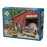 Cobble Hill Auto Repair Jigsaw Puzzle incl Poster 500 Pieces