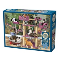 Cobble Hill Jungle Cats Jigsaw Puzzle incl Poster 500 Pieces