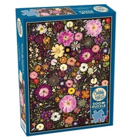 Cobble Hill Flower Press: Little Hollow & Red Daisy Jigsaw Puzzle 500 Pieces