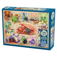 Cobble Hill D20 Dragons Jigsaw Puzzle incl Poster 500 Pieces