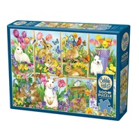 Cobble Hill Tulip Time Adult Jigsaw Puzzle incl Poster 500 Pieces