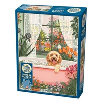 Cobble Hill Blooms & Bubbles Jigsaw Puzzle incl Poster 500 Pieces