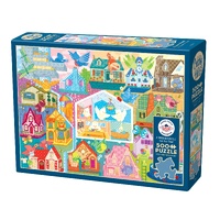 Cobble Hill Rainbow Birdies Jigsaw Puzzle incl Poster 500 Pieces