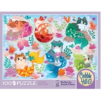 Cobble Hill Mercats Kids Jigsaw Puzzle incl Poster 100 Pieces