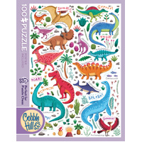 Cobble Hill Rawr! Adult Jigsaw Puzzle incl Poster 100 Pieces