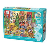 Cobble Hill Catching Santa Family Pieces Jigsaw Puzzle 350 Piece (COB47023)