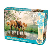 Cobble Hill Horse Family Jigsaw Puzzle 350 Pieces (COB47025)