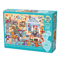 Cobble Hill Cats & Dogs Museum Family Pieces Jigsaw Puzzle 350pcs
