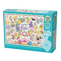 Cobble Hill Happy Easter Family Pieces Jigsaw Puzzle incl Poster 350pc