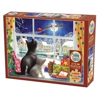 Cobble Hill Waiting for St. Nick Jigsaw Puzzle incl Poster 500 Pieces