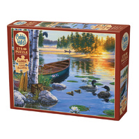 Cobble Hill Morning on the Lake Jigsaw Puzzle incl Poster 275 Pieces