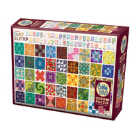 Cobble Hill Quilt Blocks Jigsaw Puzzle incl Poster 2000 Piece (COB49010)