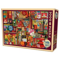 Vintage Art Supplies Puzzle Game 2000 Pieces (COB50711)