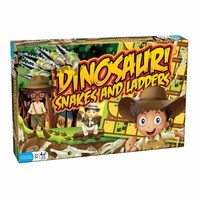 Dinosaur Snakes & Ladders Game Ages 3+ Years (OUT19235)