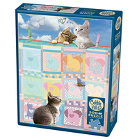 Quilted Kittens Jigsaw Puzzles 500 Pieces (COB85092)