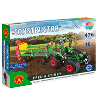 Fred & Stinky Tractor Set 476 Pieces (CON021639)